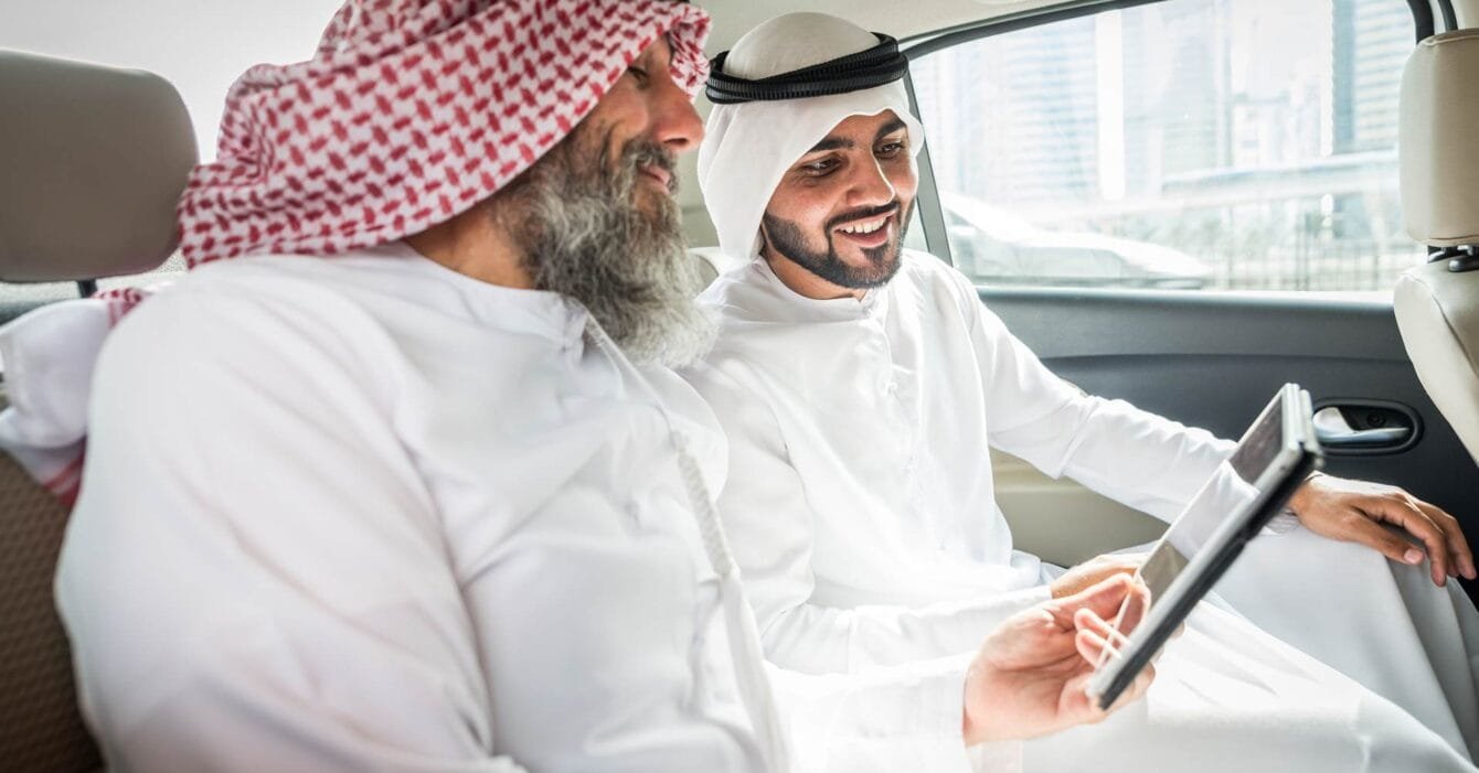 Businessmen in Dubai Businessmen in Dubai